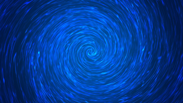 Mystery Tunnel Twirling Background - Blue