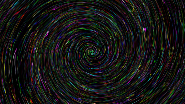 Mystery Tunnel Twirling Background - colorful