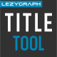 Gravity Title Tool - VideoHive Item for Sale