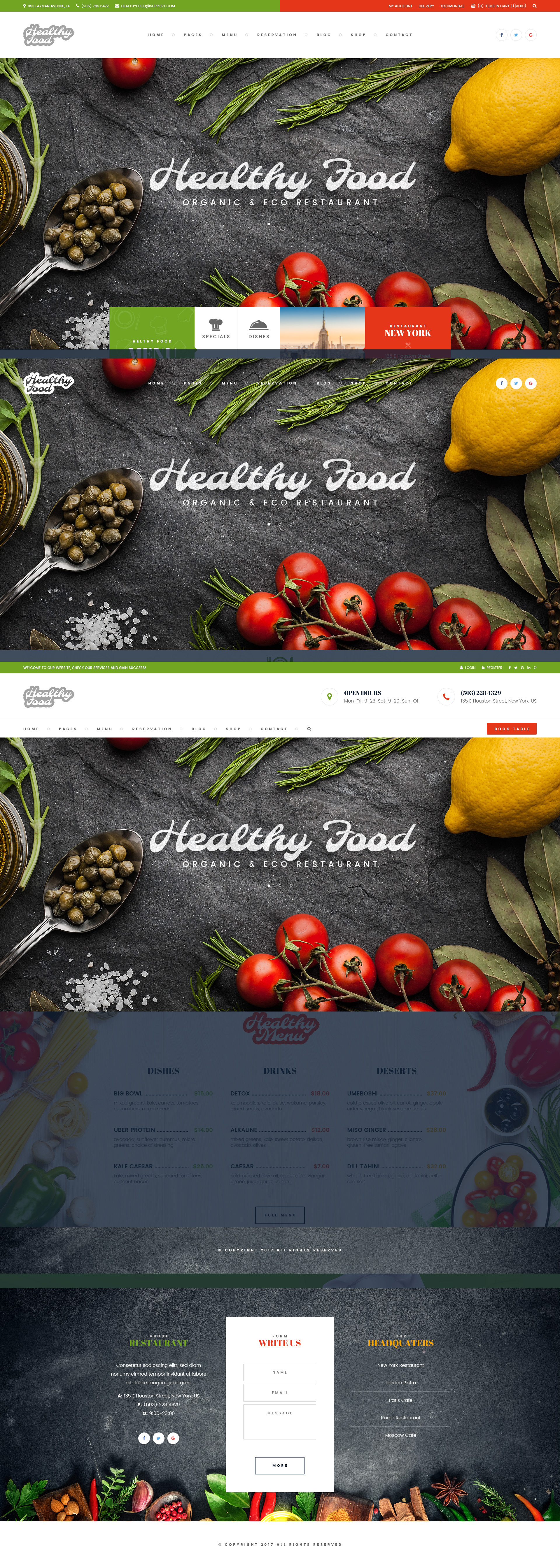 Healthy Food - Organic & Eco Restaurant