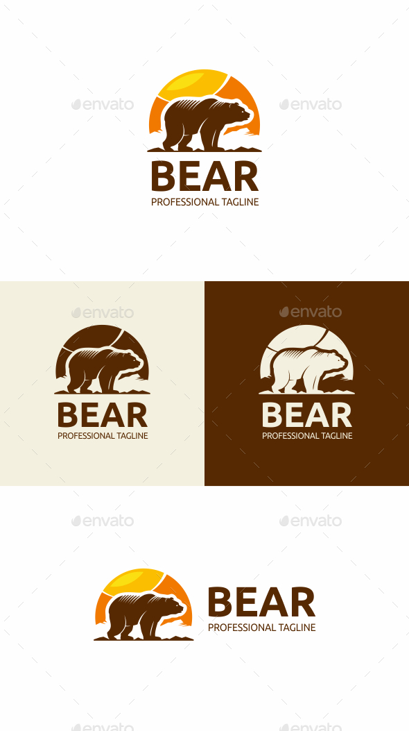 Bear - Animals Logo Templates