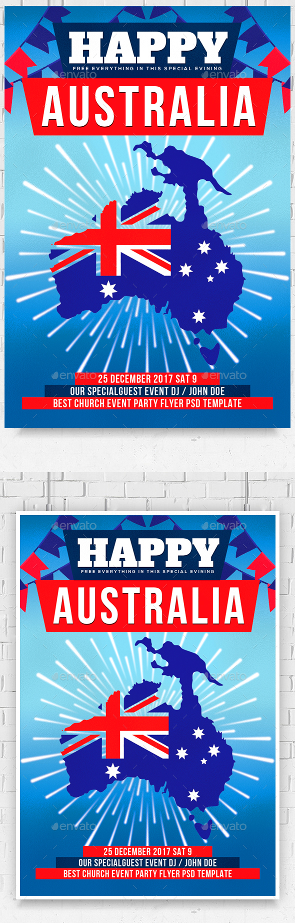 Australia Day Flyer - Events Flyers