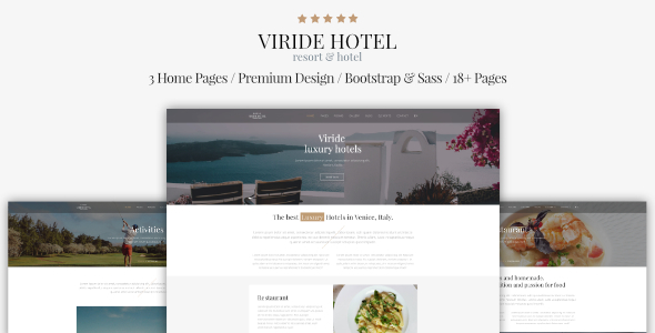 Viride - HotelResort - ThemeForest 19275128