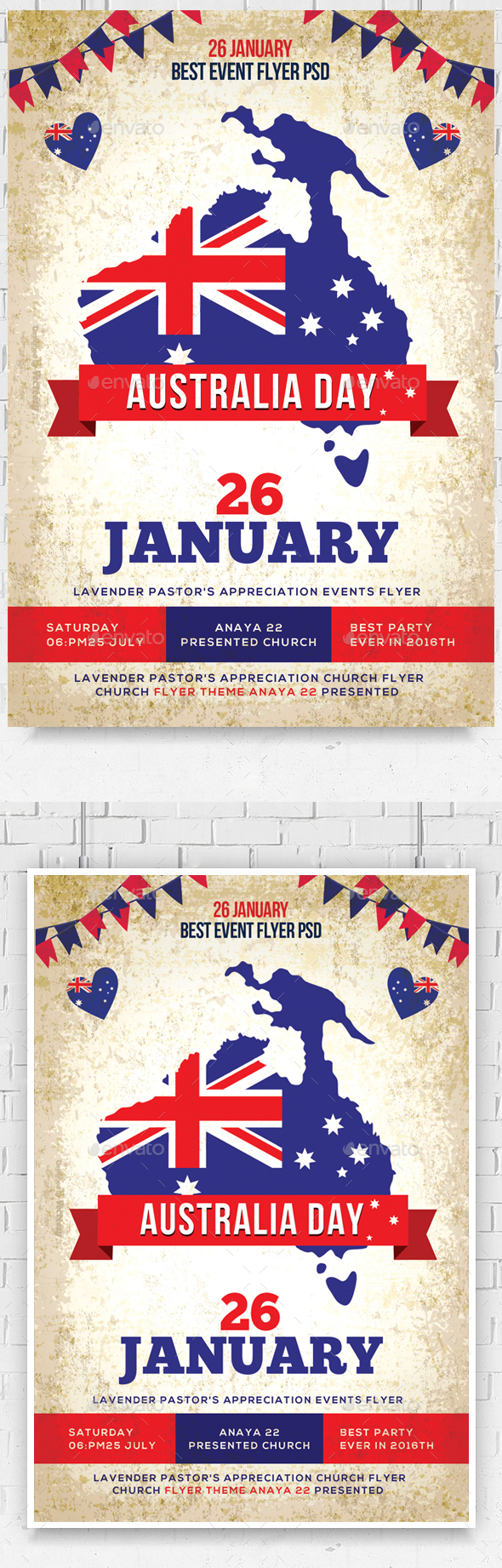 Australia Day Party Flyer - Events Flyers