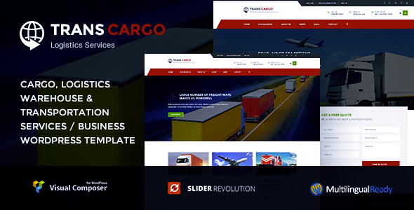 Trans Cargo - Transport & Logistics WordPress - Business Corporate