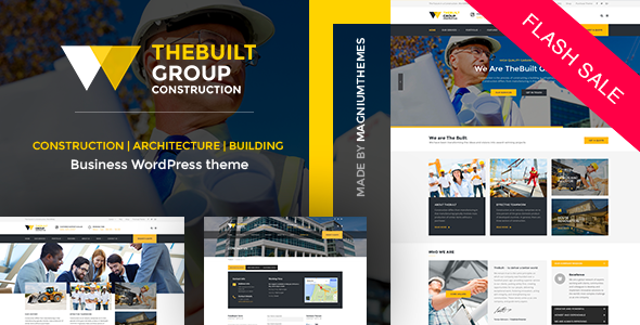 TheBuilt - Construction, Architecture & Building Business WordPress theme - Business Corporate