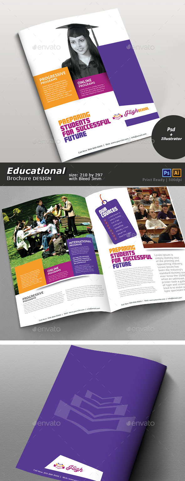 Brochure Design Templates For Education