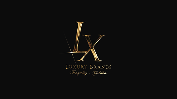 Golden Luxury Logo Reveal