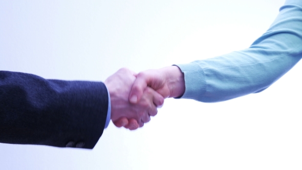 Business Partners Handshake - Men and Women