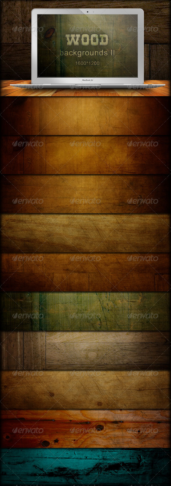 Wood Backgrounds - Grunge Grain - Backgrounds Graphics