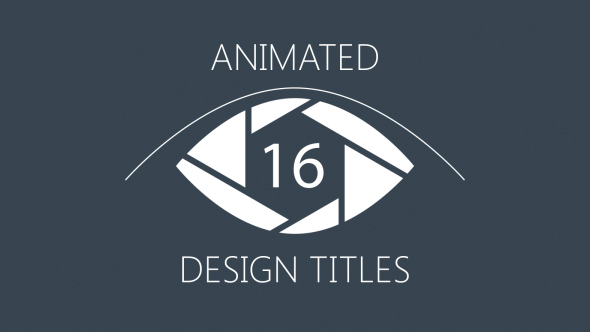 16 Animated Design Titles