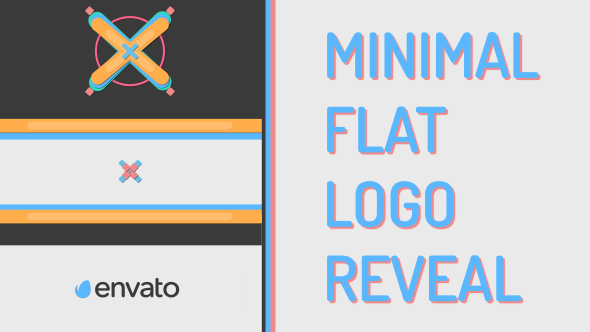Minimal Flat Logo Reveal
