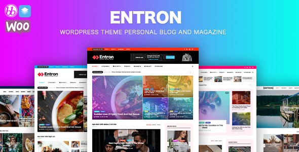Entron - Newspaper theme, Personal blog and magazine - News / Editorial Blog / Magazine