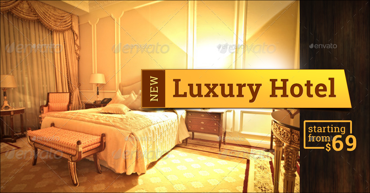 Luxury Hotel Banners By Hyov Graphicriver