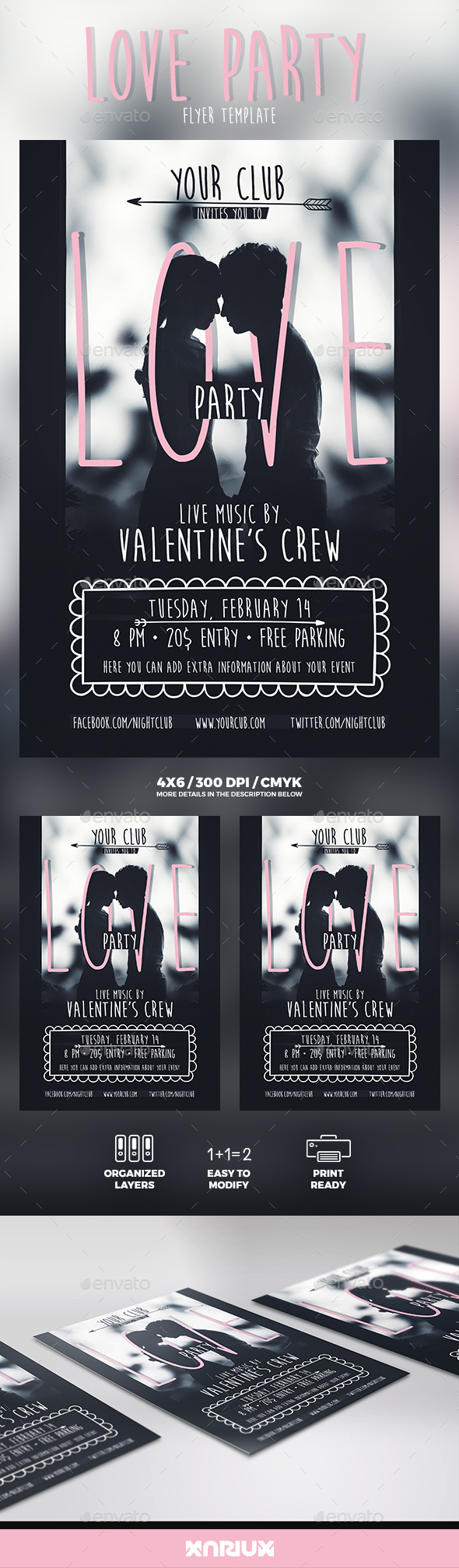 Love Party Flyer - Clubs & Parties Events