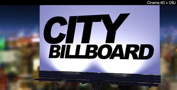 City Billboard - 3Docean 2697152