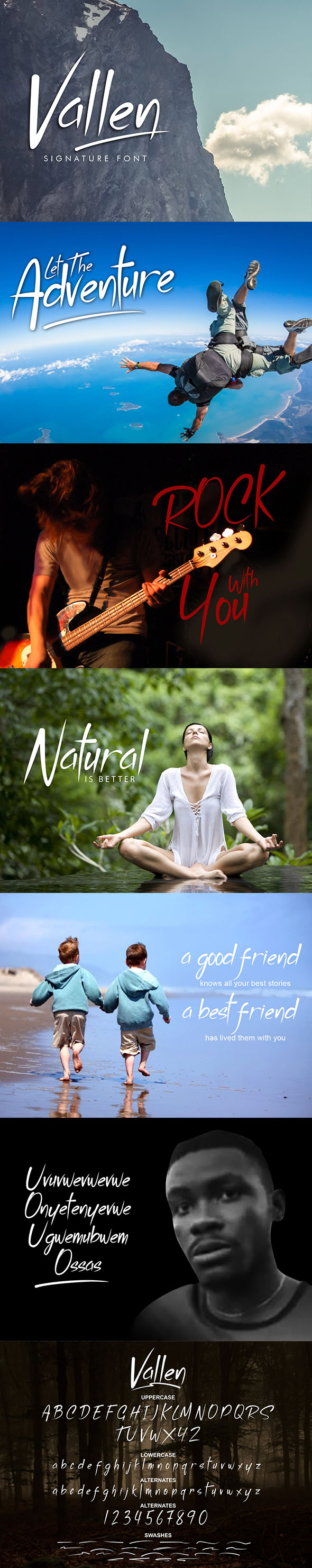 Vallen Typeface - Cool Fonts