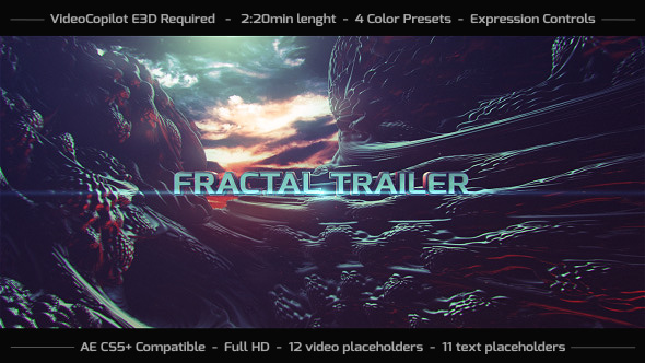 Fractal Trailer - VideoHive 19270202