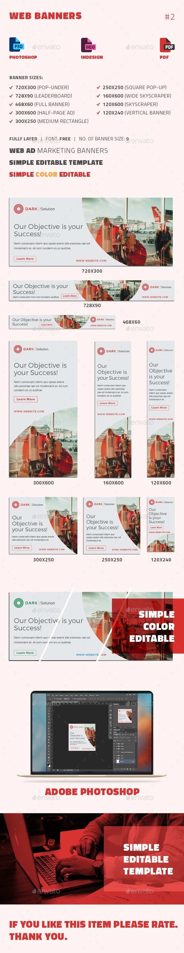 Web Banners - Banners & Ads Web Elements