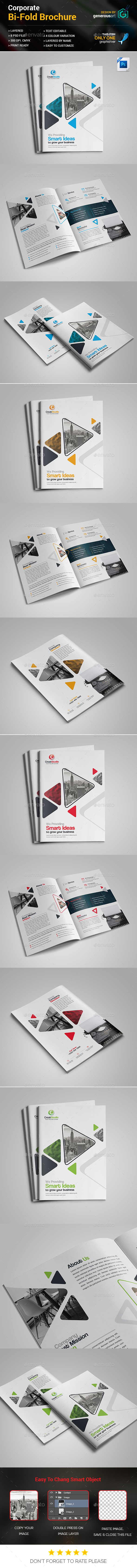 Business Bi-Fold Brochure - Corporate Brochures