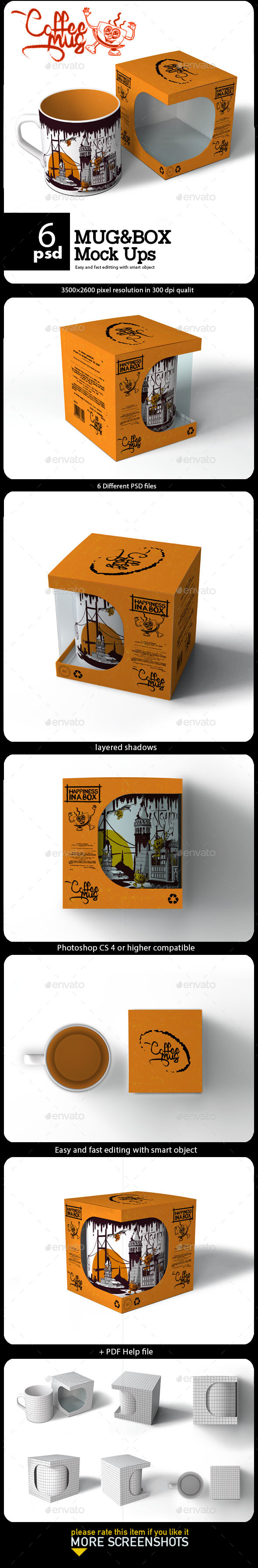 Mug & Box Mock-up