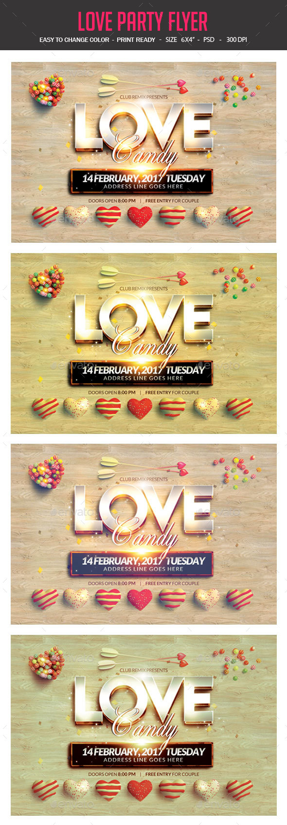 Love Party Flyer - Clubs & Parties Events