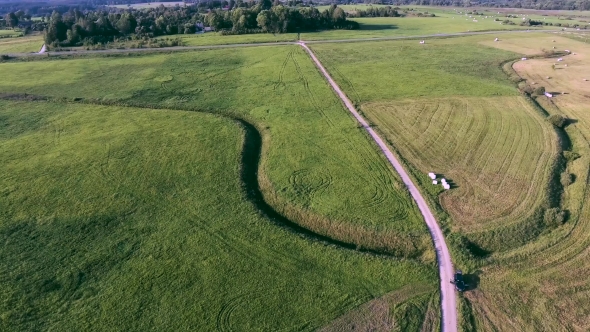 Green Meadows Aerial View