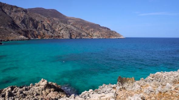 Beautiful Beach with Blue Water