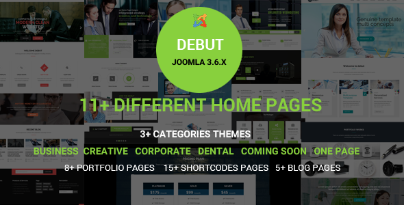 Debut - The Multi-Purpose Responsive Joomla Theme - Joomla CMS Themes