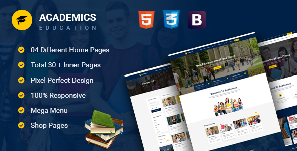 Academics - Education HTML Template - Business Corporate