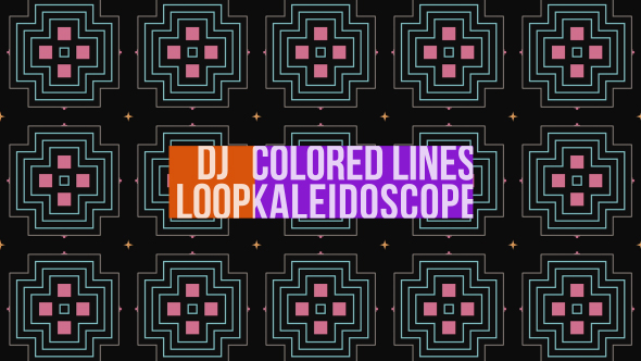 Colored Lines Dj Loop