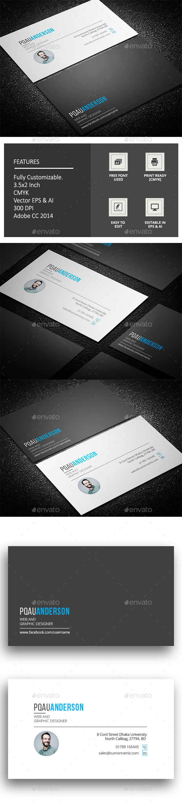 Pankha Business Card - Corporate Business Cards