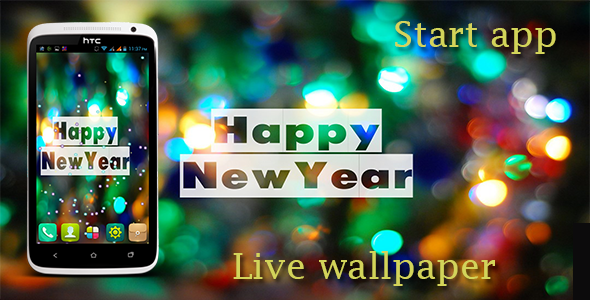Happy New Year Live Wallpaper - CodeCanyon Item for Sale