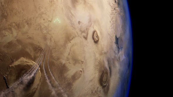 Space Patrol on Mars alt