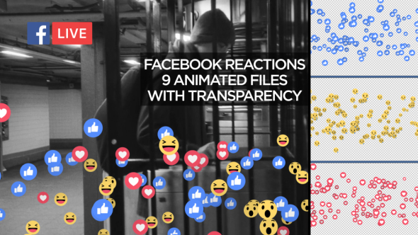 Facebook Live Reactions Pack