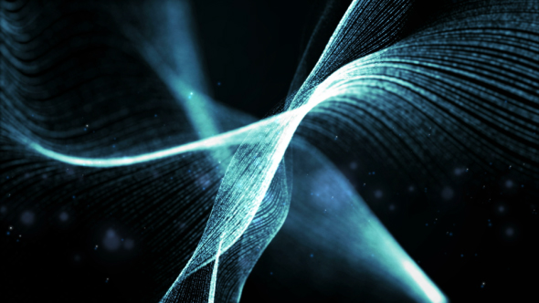 Digital Wave particles Form 05, Motion Graphics | VideoHive