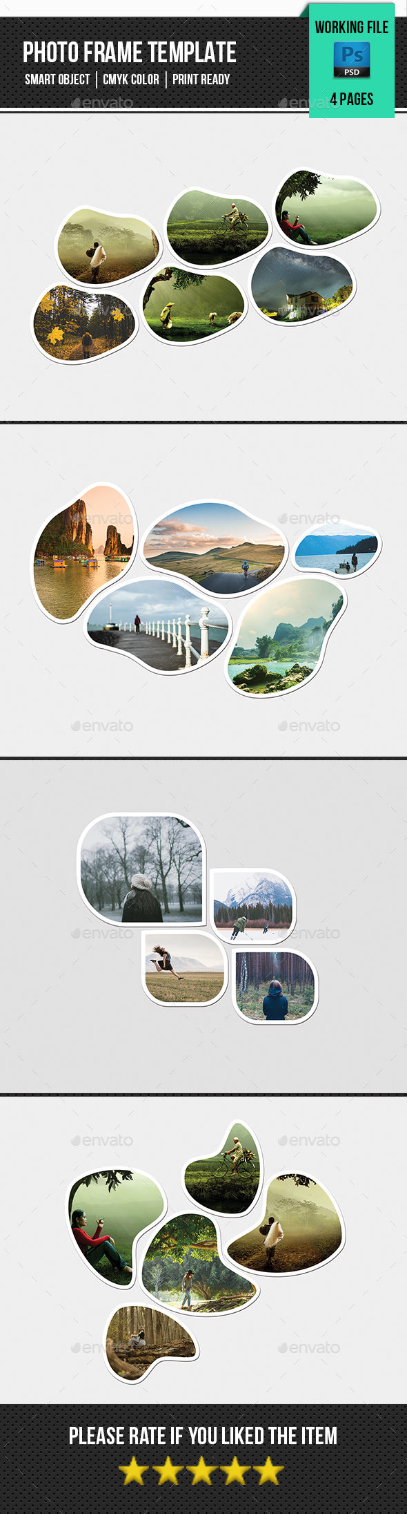 Photo Frame Template-V01 - Nature Photo Templates