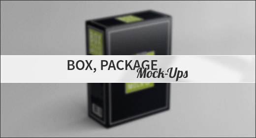 Box, Package Mock-Ups