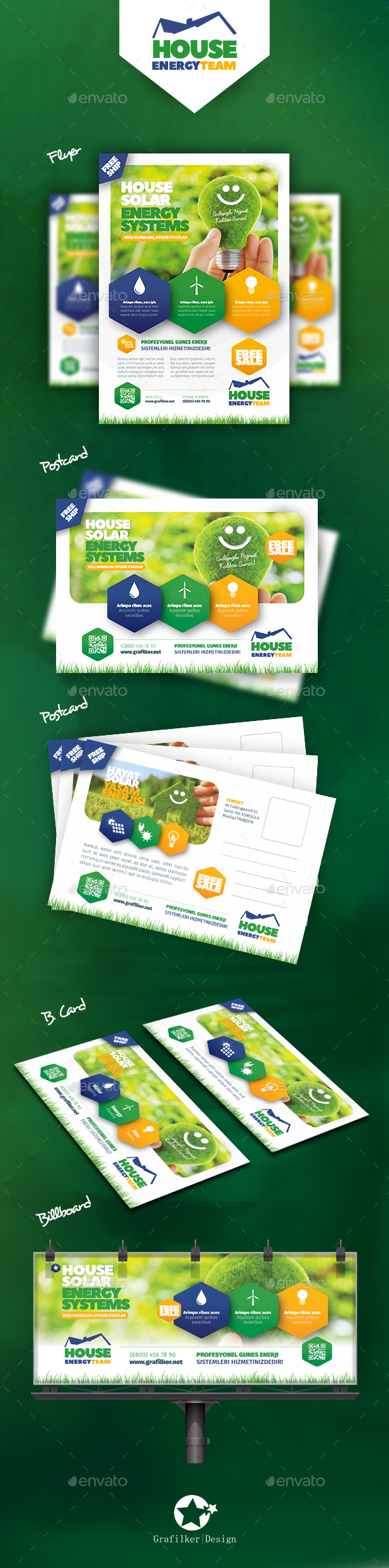 Solar Energy Bundle Templates - Corporate Flyers