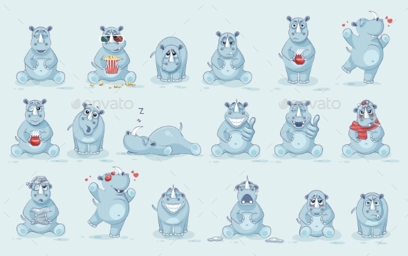 Illustrations Isolated Emoji Character Cartoon - Animals Characters