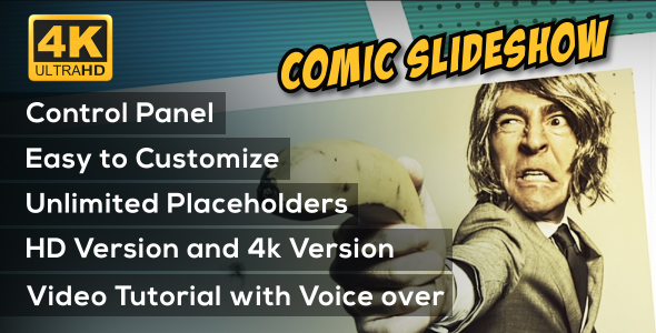 Comic Slideshow Opener