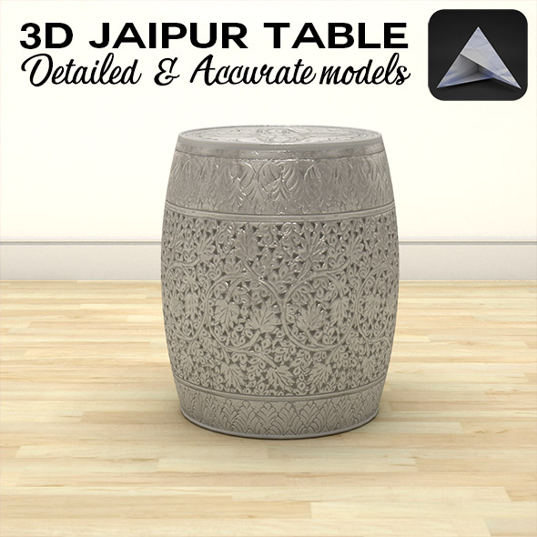 Jaipur Side Table - 3Docean 19298850