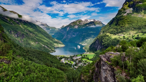Geiranger Fjord, Norway alt