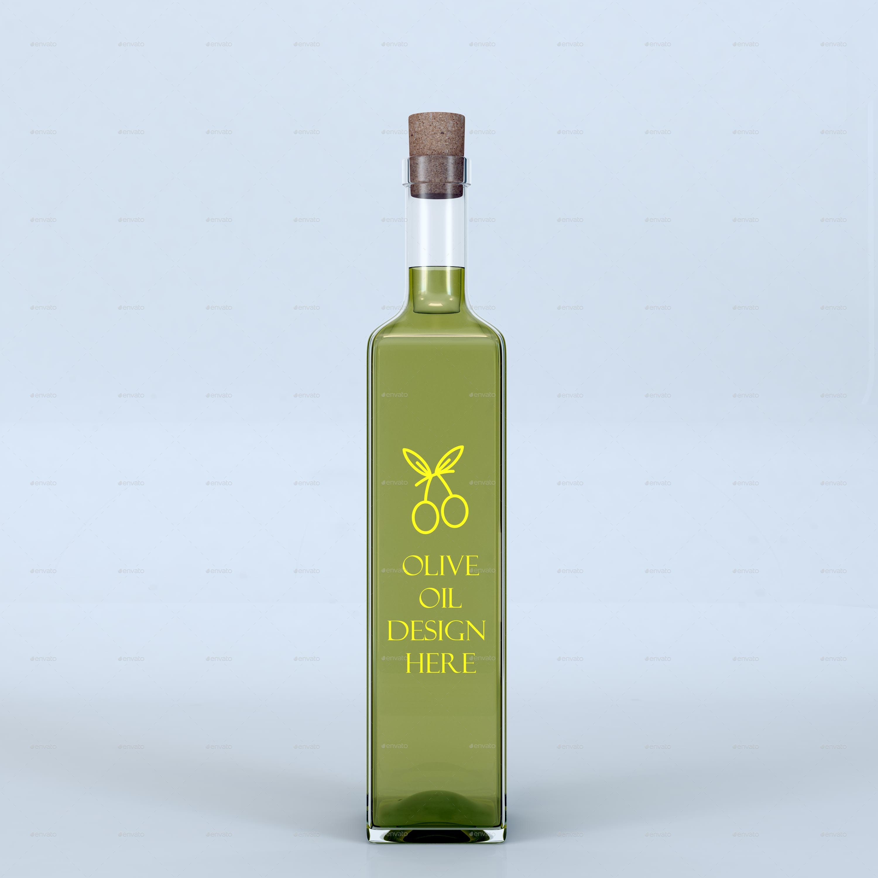 Download Minimalist Olive Oil Mockup by desgiant | GraphicRiver