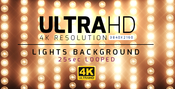 4K Lights Background