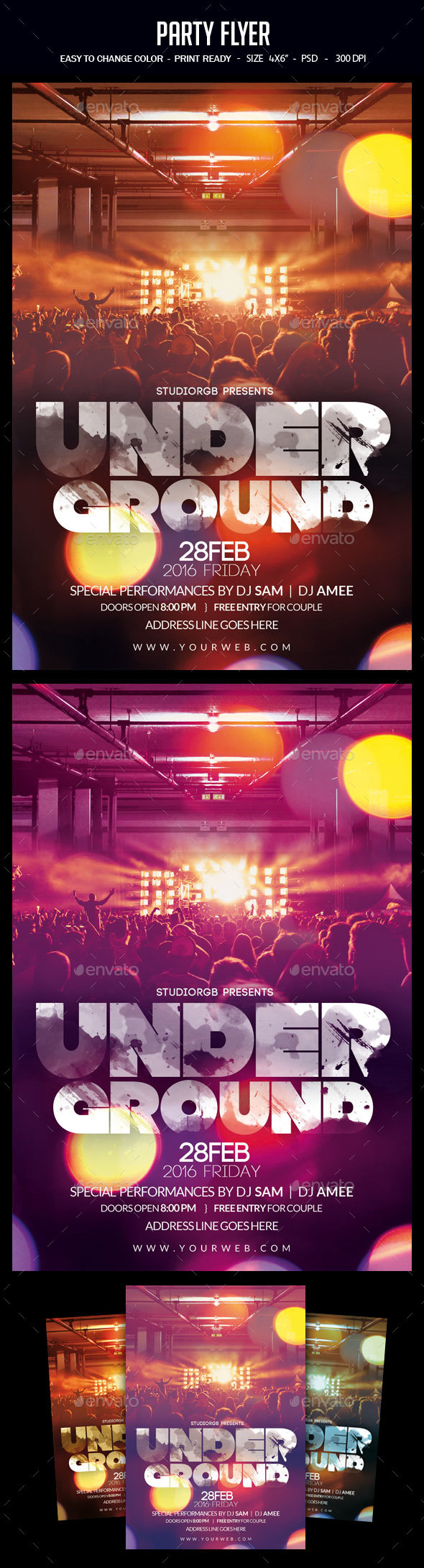 Party Flyer - Clubs & Parties Events