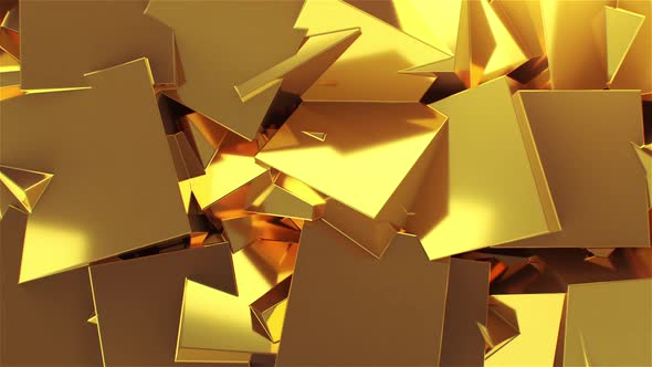 Abstract Golden Boxes