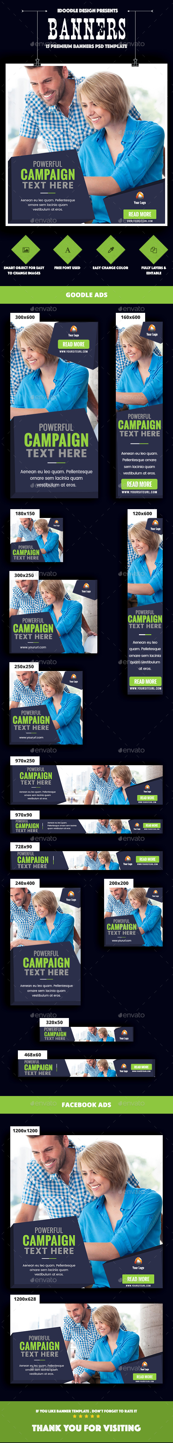 Multipurpose Banners Ads - Banners & Ads Web Elements