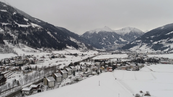 Aerial View of the Gastein Valley