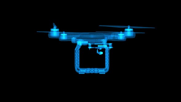 Quadcopter Hologram